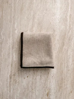 4-Way Cashmere Contrast Wrap Neutrals