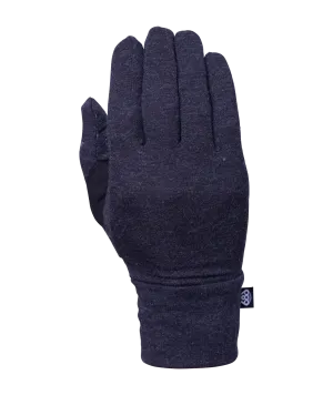 686 WOMENS MERINO GLOVE LINER BLACK HEATHER 2025