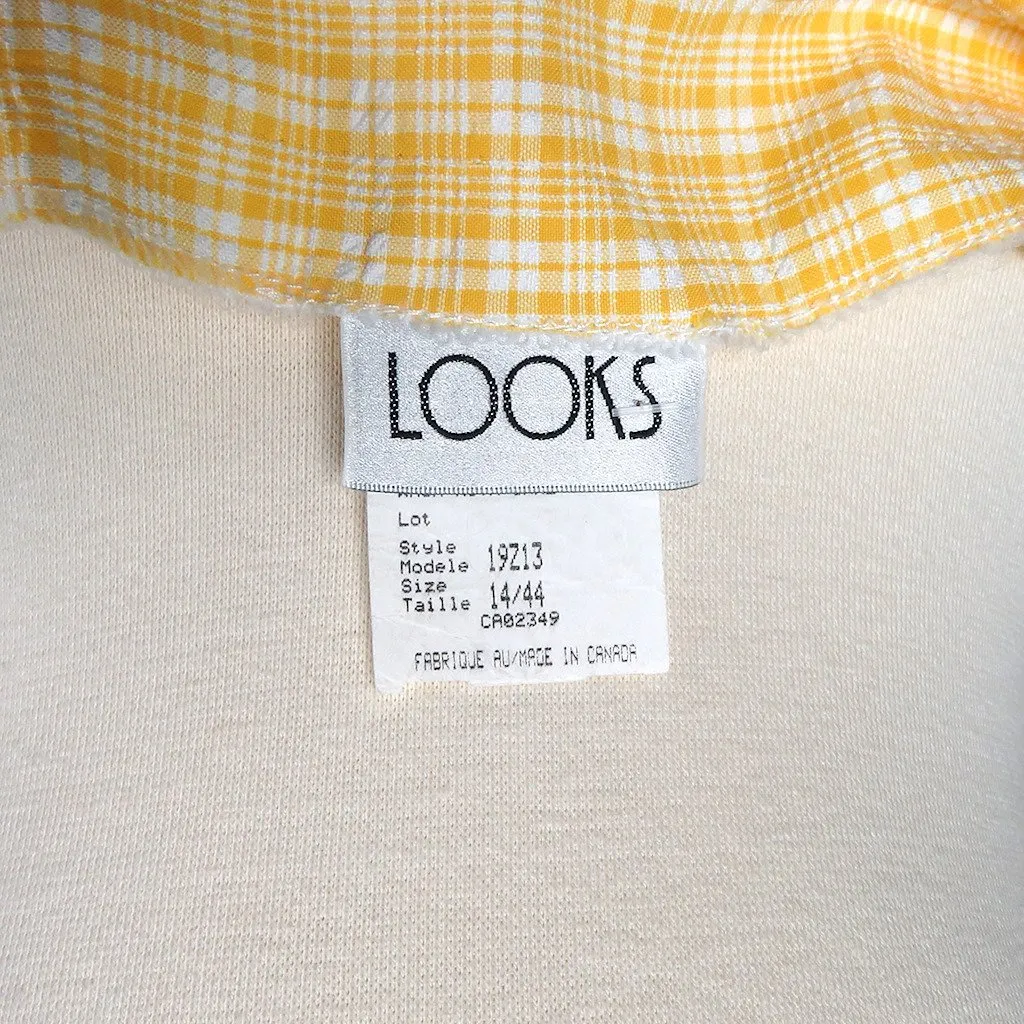 80s does 1960s Yellow Skirt