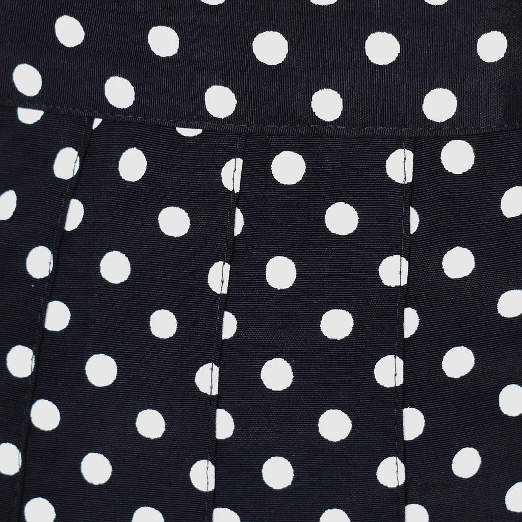90s does 1950s Vintage Polka Dot Skirt