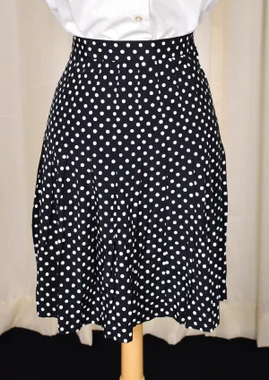 90s does 1950s Vintage Polka Dot Skirt