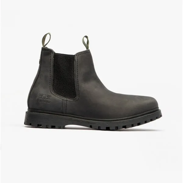Barbour CADAIR Mens Chelsea Boots Black