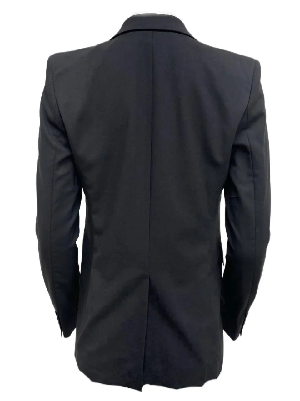 BLK DNM Women's Black Wool Spandex Blazer 1 Size US 4 NWT