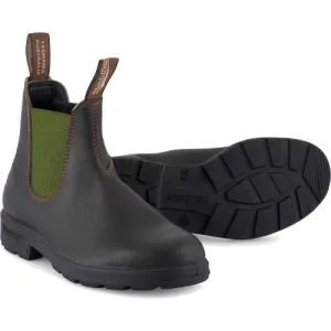 Blundstone Unisex 519 Leather Chelsea Boots Brown Olive
