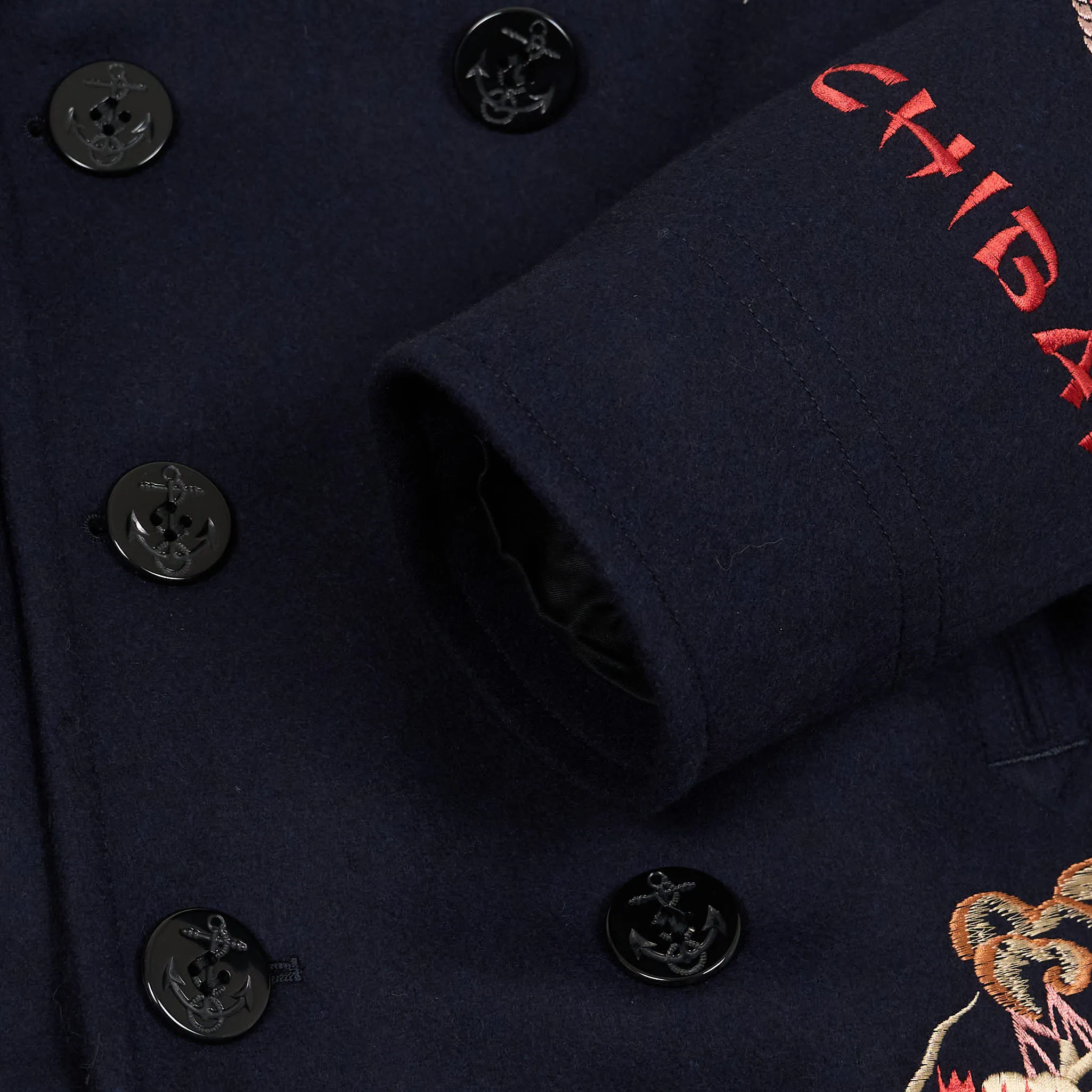 Buzz Ricksons Embroidered Sucka P-Coat