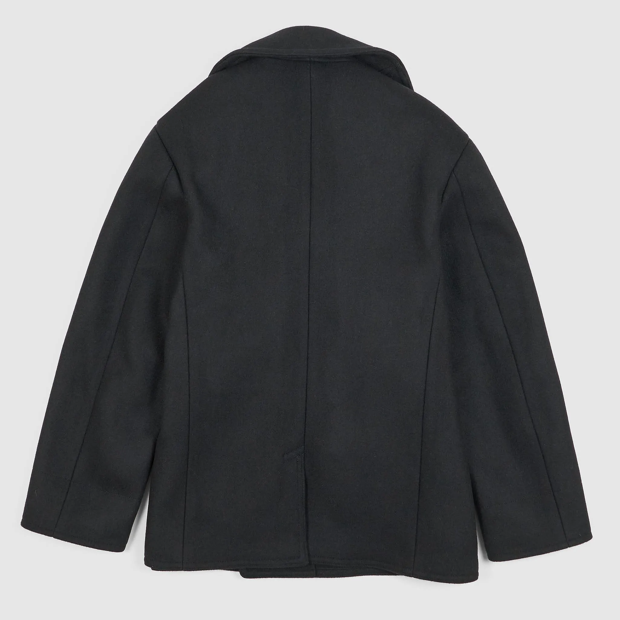 Buzz Rickson's P-Coat With Leather Trims Wiliam Gibson Collection