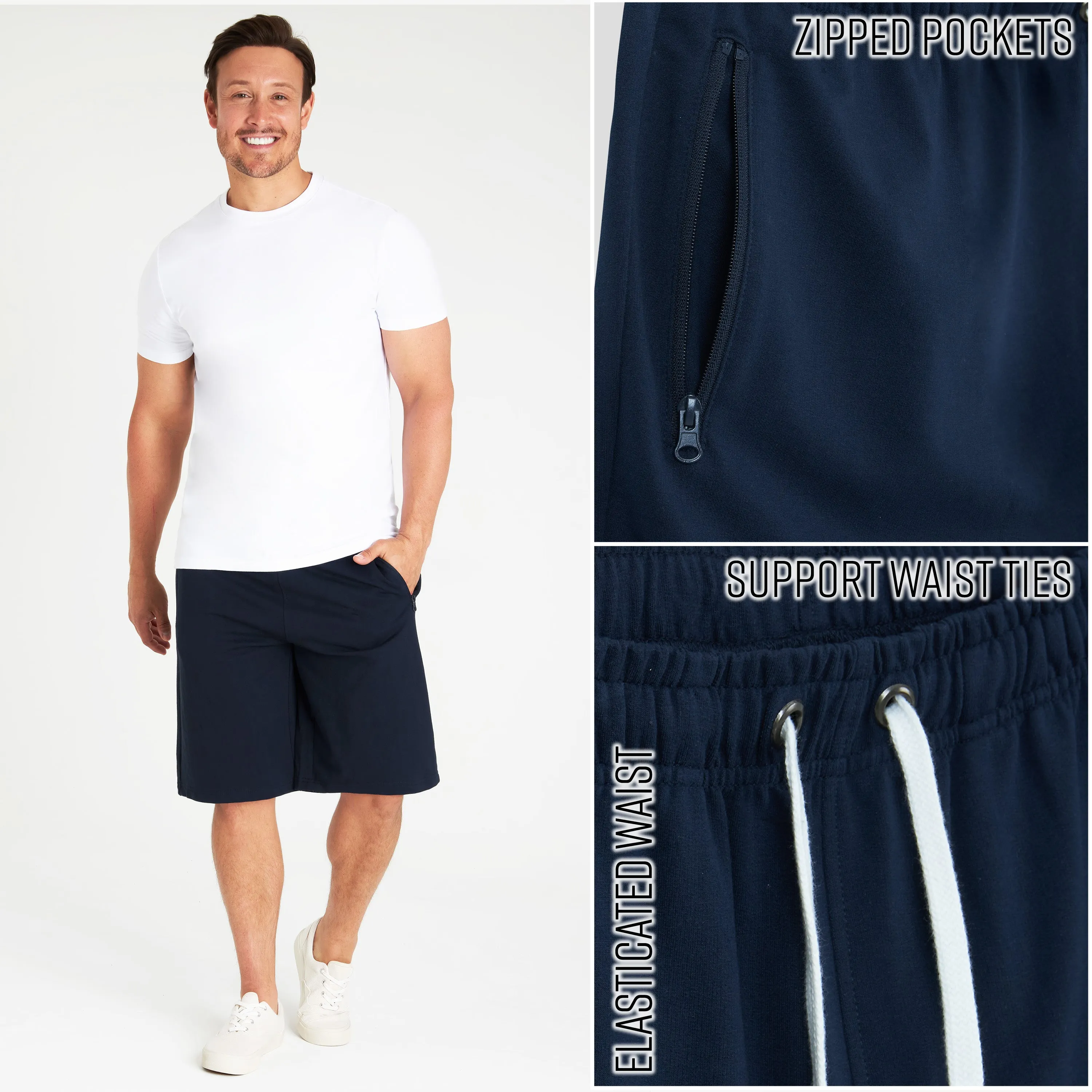 CityComfort Mens Shorts with Pockets, Running Shorts for Men