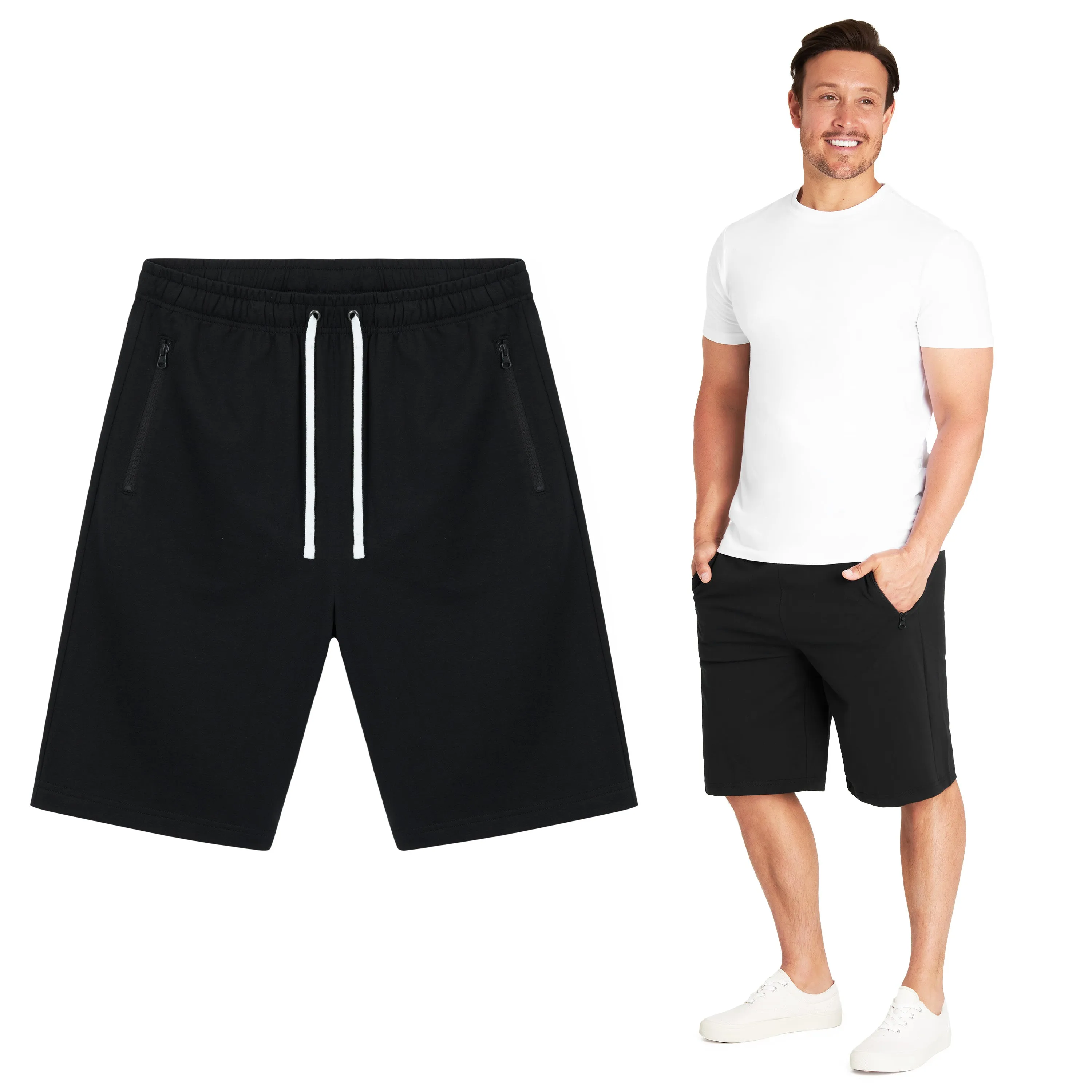 CityComfort Mens Shorts with Pockets, Running Shorts for Men