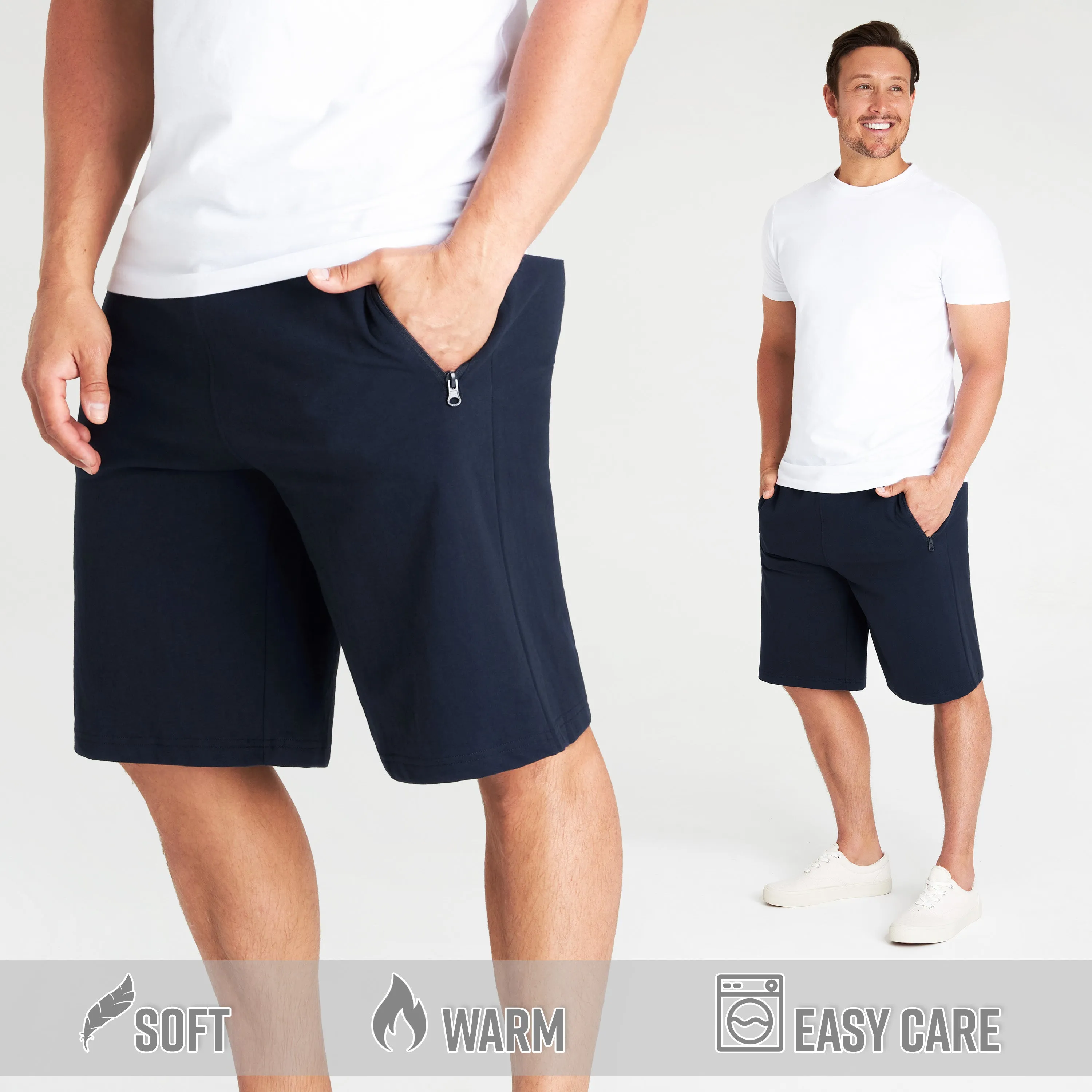 CityComfort Mens Shorts with Pockets, Running Shorts for Men