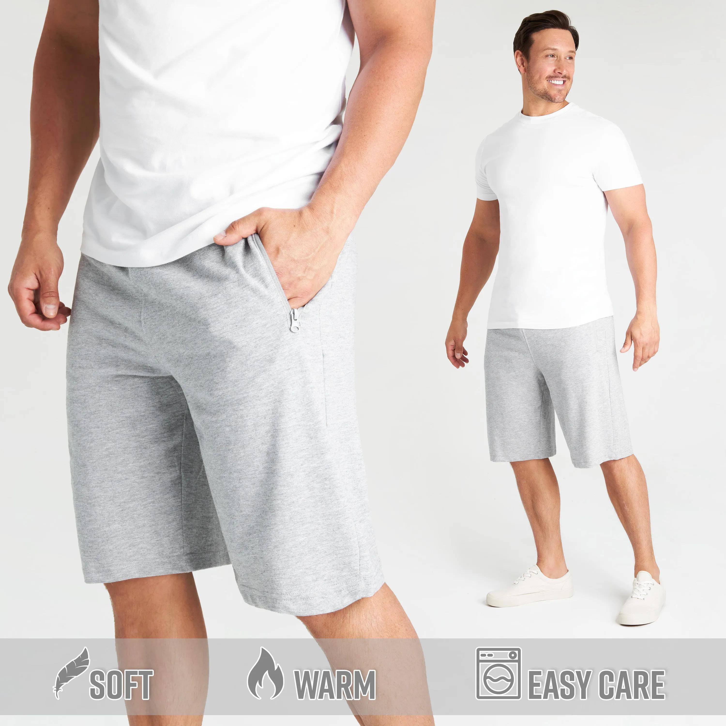 CityComfort Mens Shorts with Pockets, Running Shorts for Men