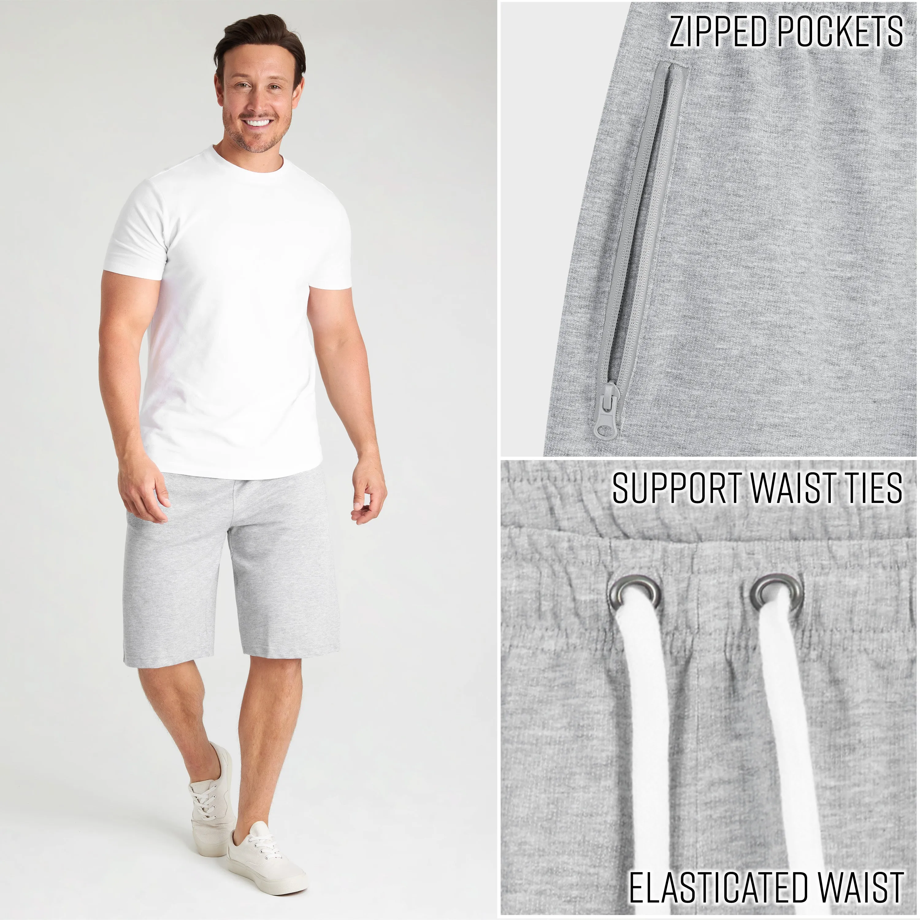 CityComfort Mens Shorts with Pockets, Running Shorts for Men