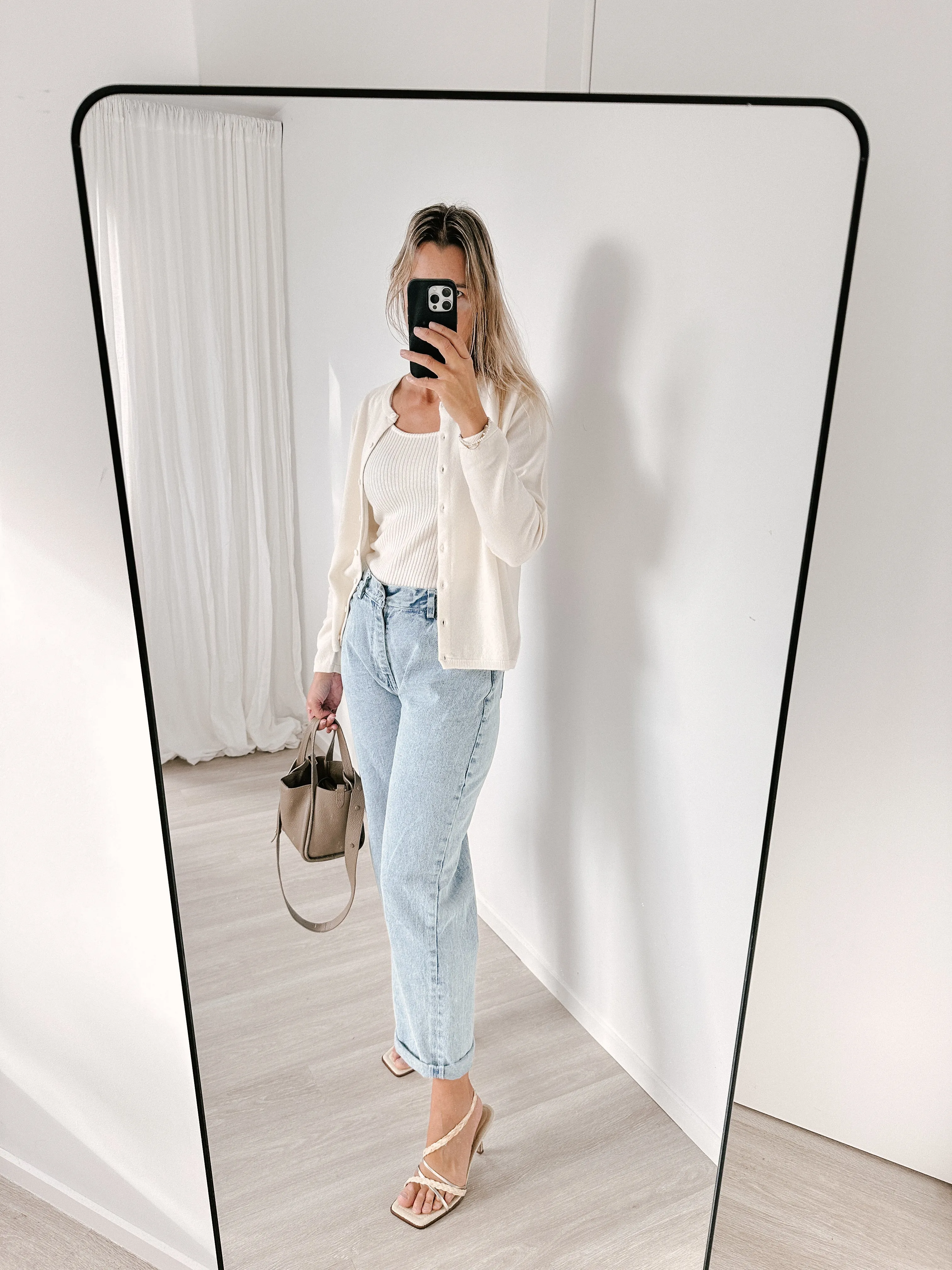 Coconut Pure Cashmere Cardigan