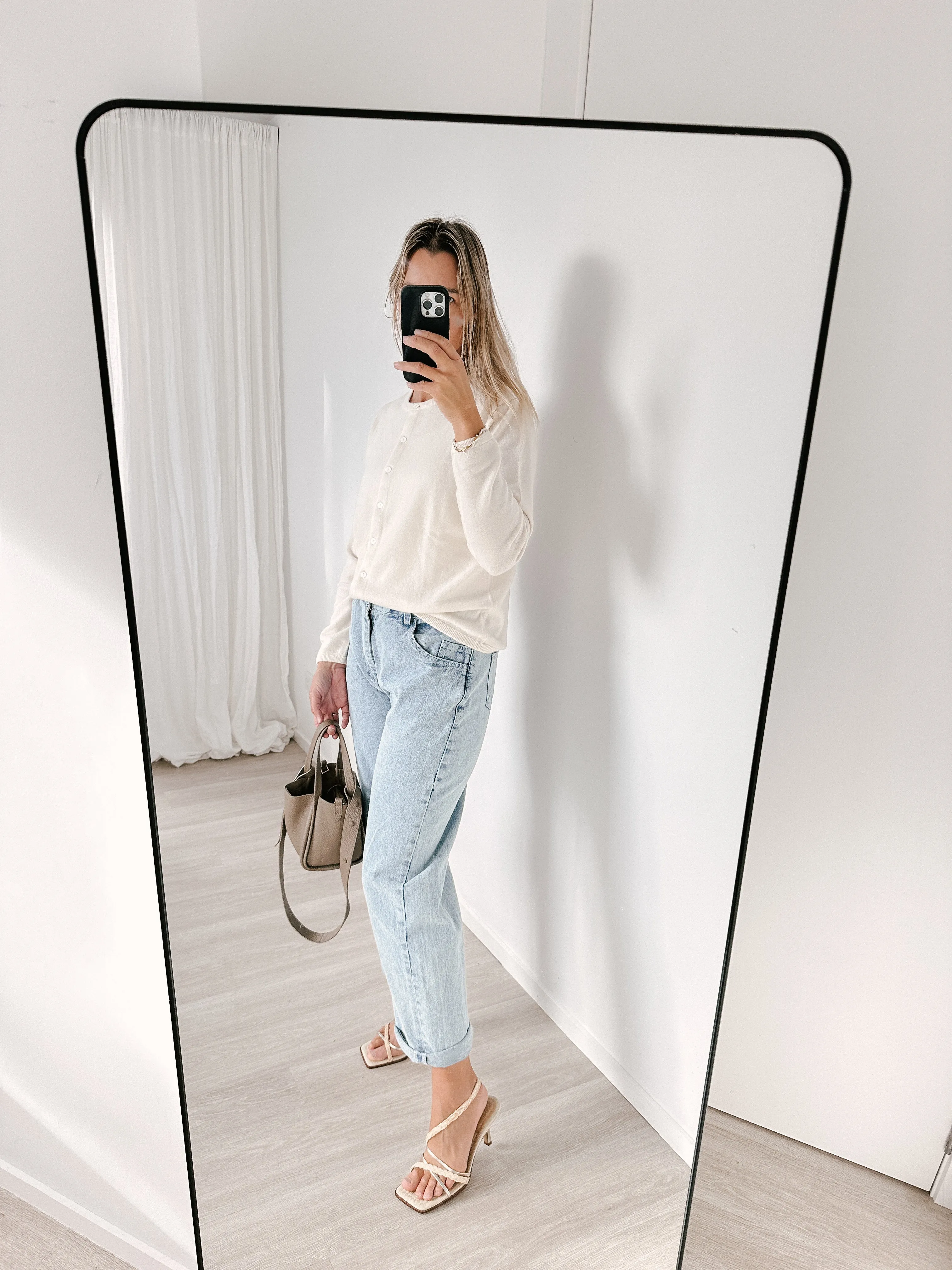 Coconut Pure Cashmere Cardigan