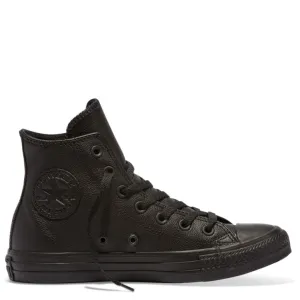 CONVERSE LEATHER HI - MONO BLACK