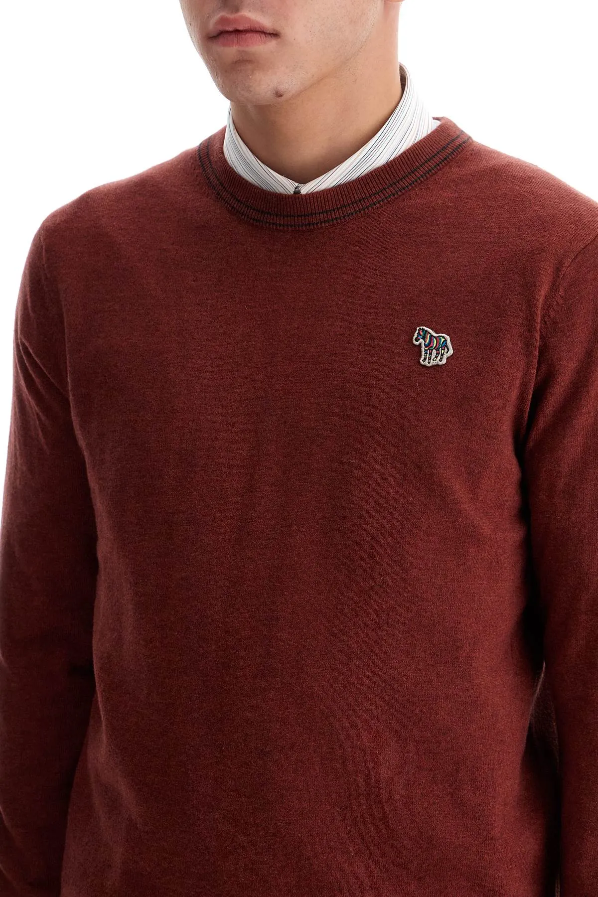 cotton and wool blend pullover sweater M2R 530XZ N22226 BLOOD