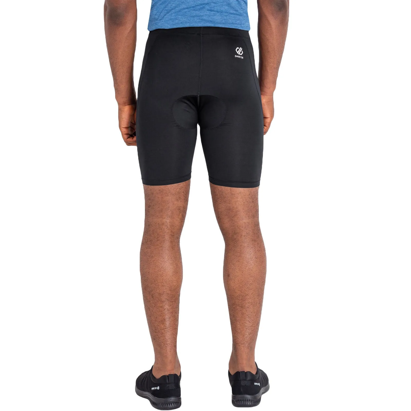 Dare 2b Mens Bold Reflective Quick Drying Cycling Shorts - Black