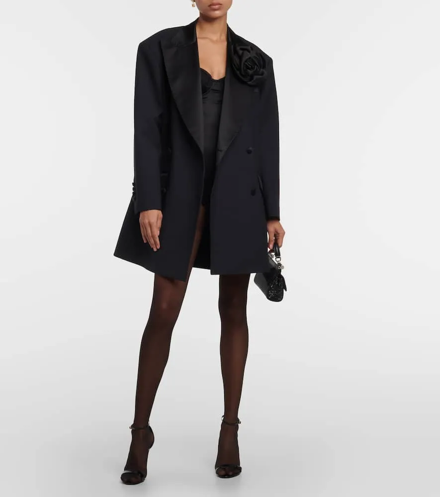 Dolce&Gabbana Floral-appliqu√É¬© blazer