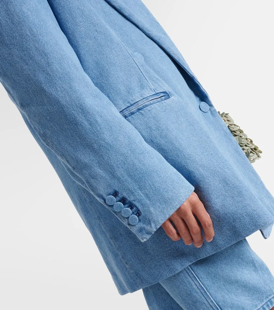 Dries Van Noten Oversized denim blazer