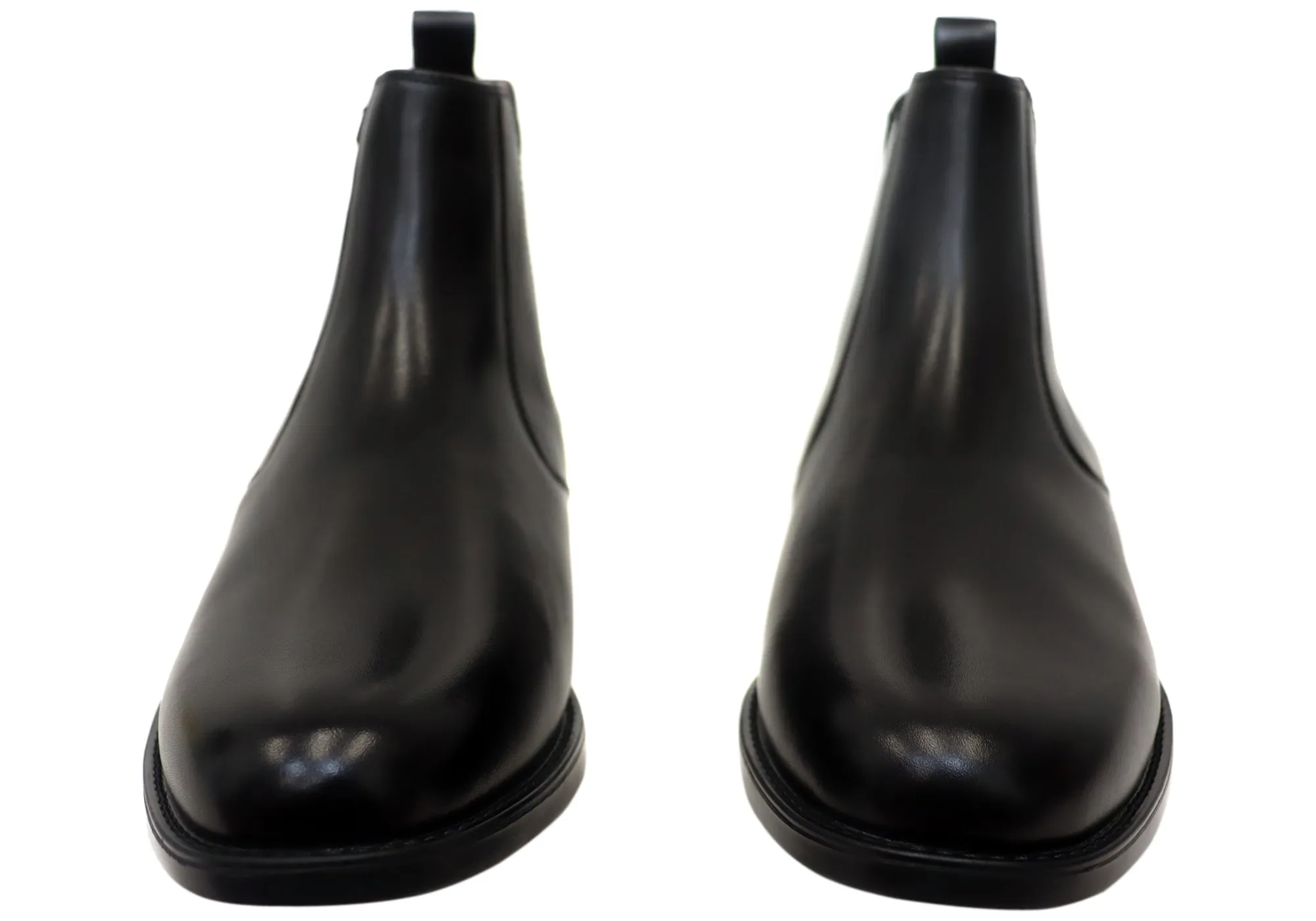 Florsheim Mens EEE Triple Wide Leather Glendale Chelsea Boots