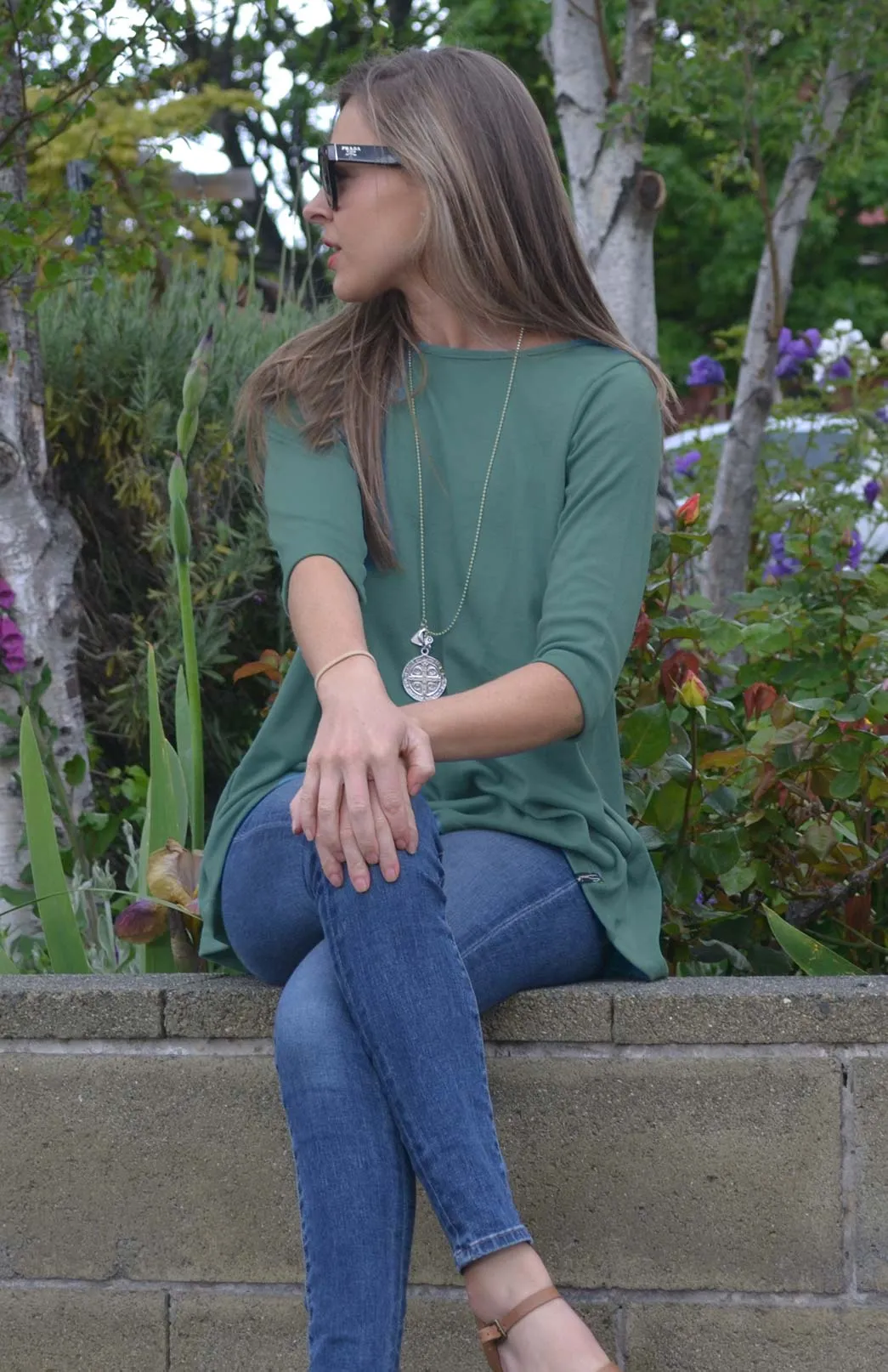 Flutter (3/4 Sleeve) Top (discontinued colours)