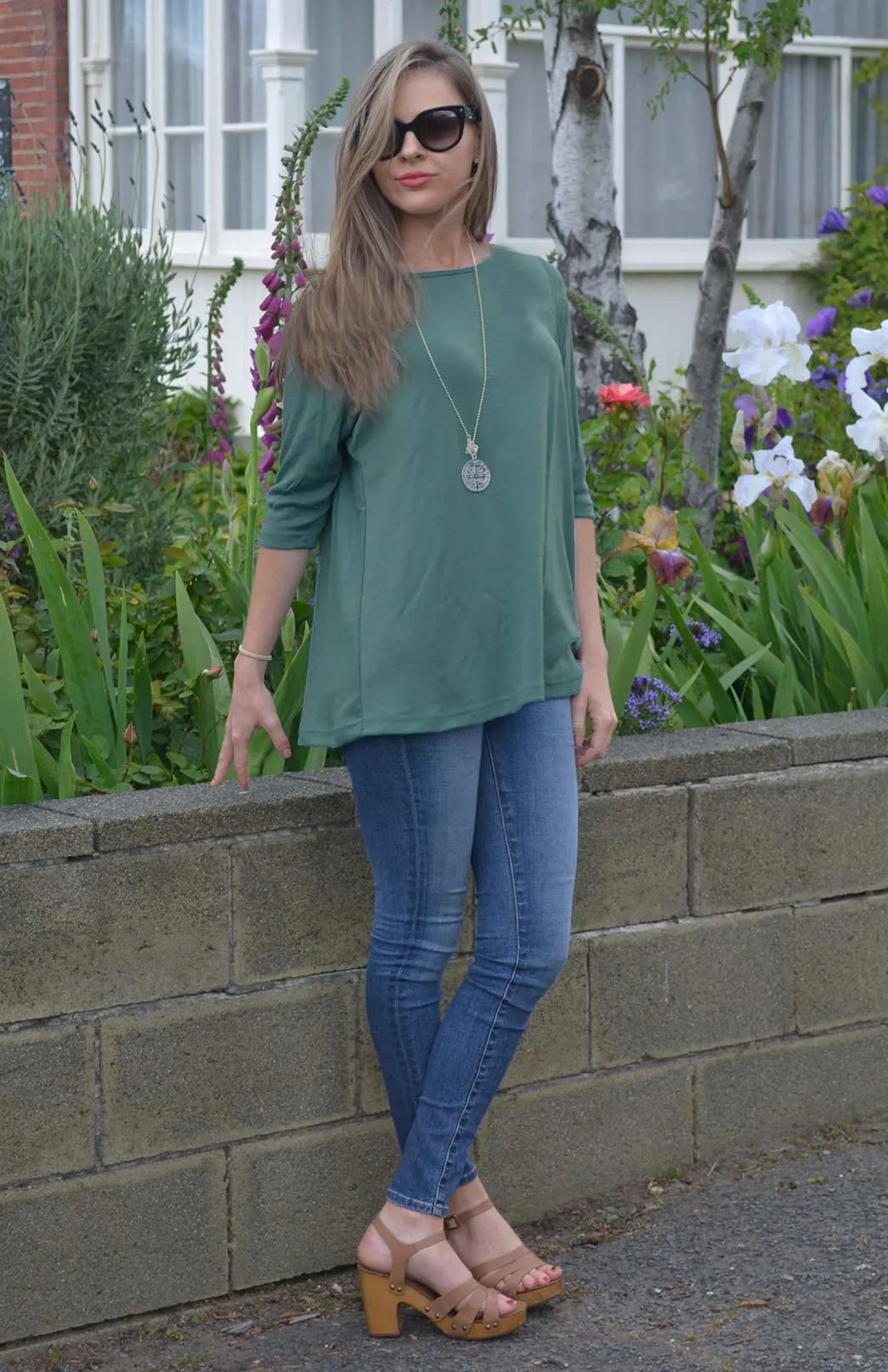 Flutter (3/4 Sleeve) Top (discontinued colours)