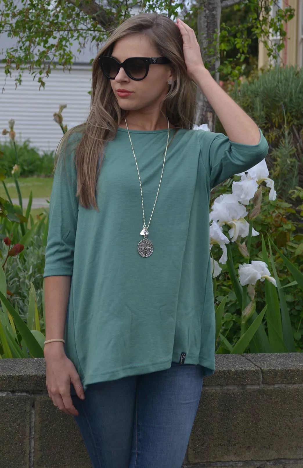 Flutter (3/4 Sleeve) Top (discontinued colours)