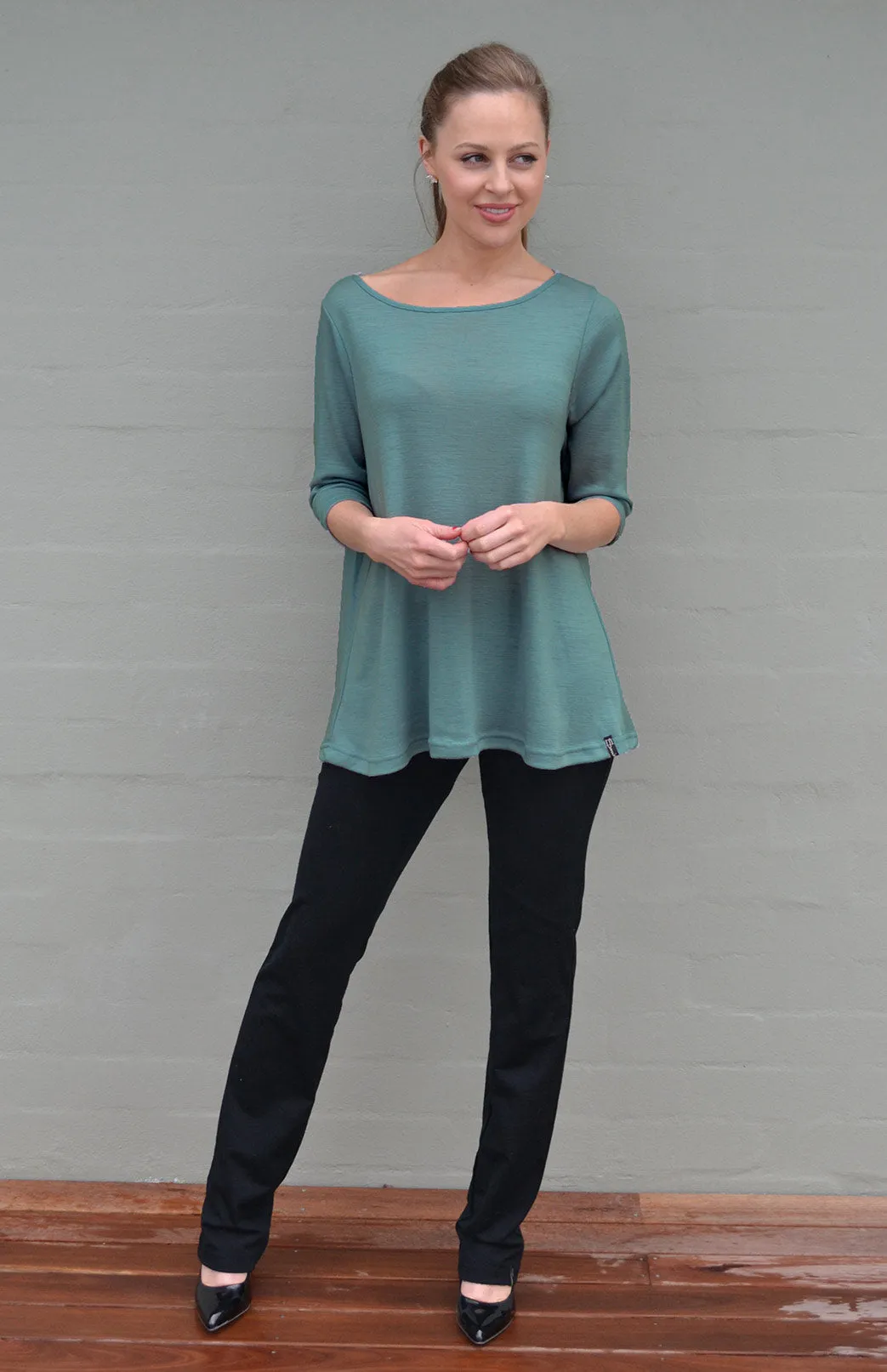 Flutter (3/4 Sleeve) Top (discontinued colours)