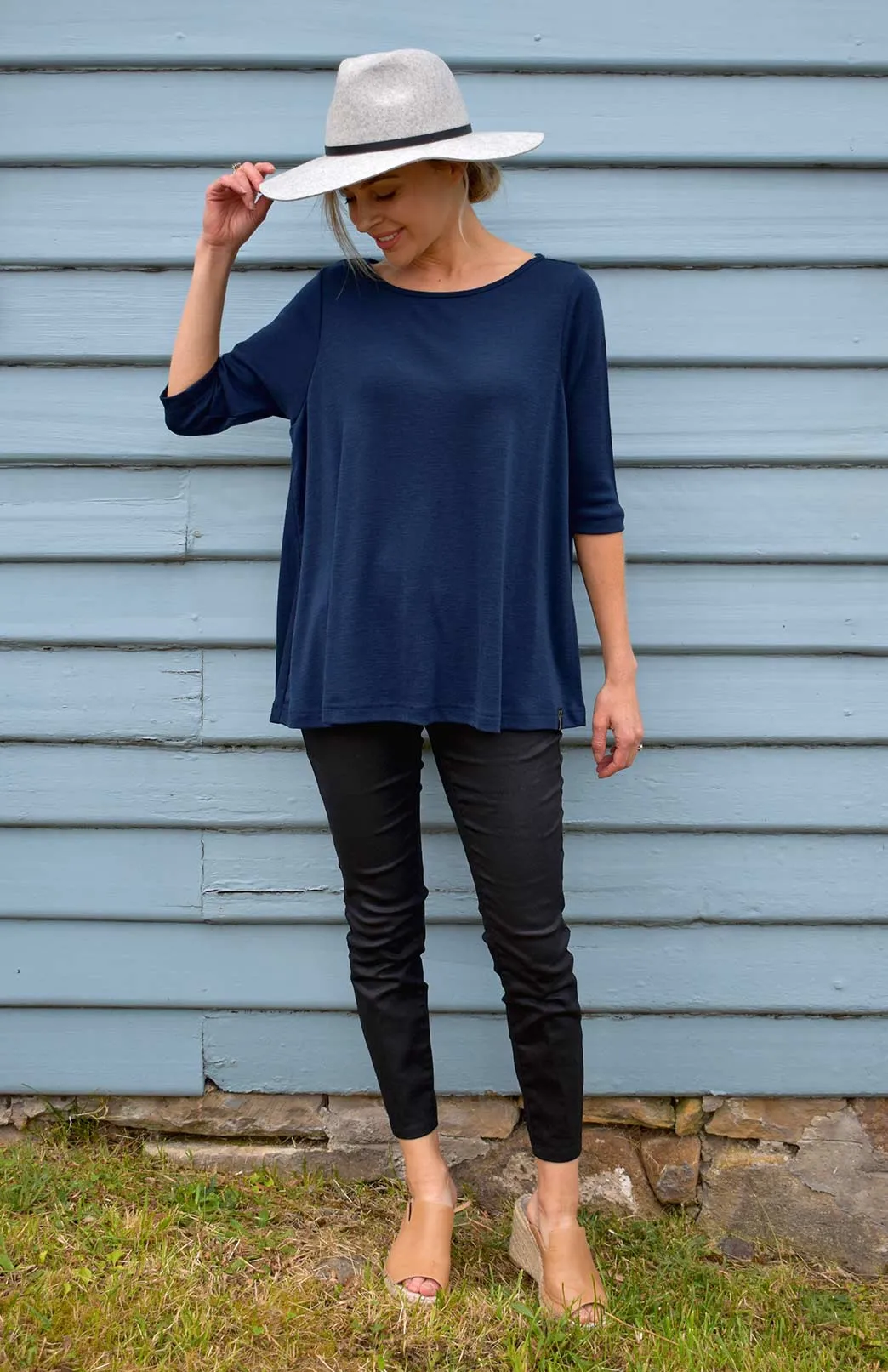 Flutter (3/4 Sleeve) Top (discontinued colours)