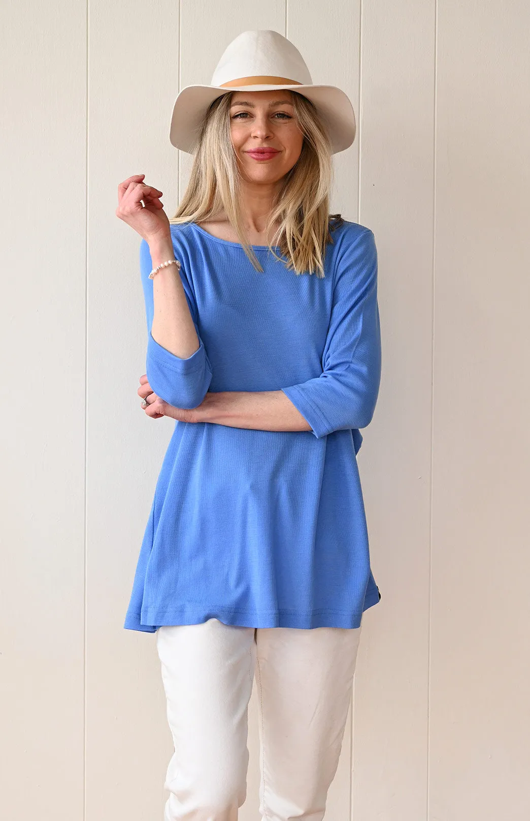 Flutter (3/4 Sleeve) Top (discontinued colours)