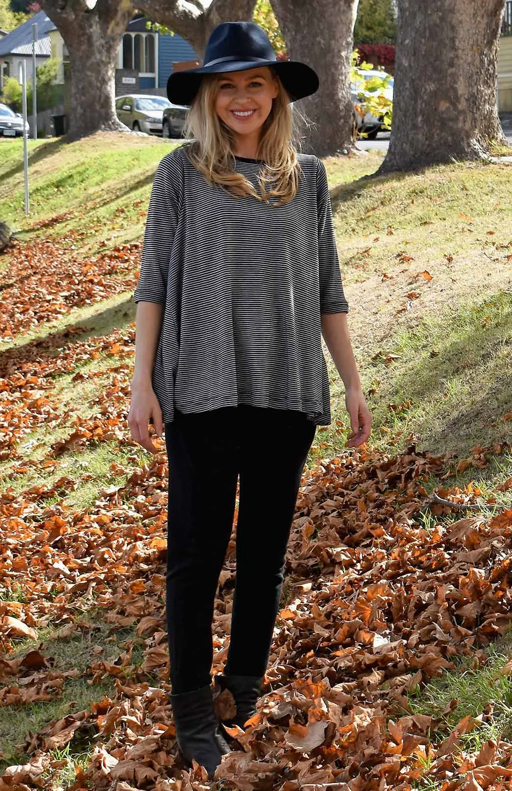 Flutter (3/4 Sleeve) Top (discontinued colours)