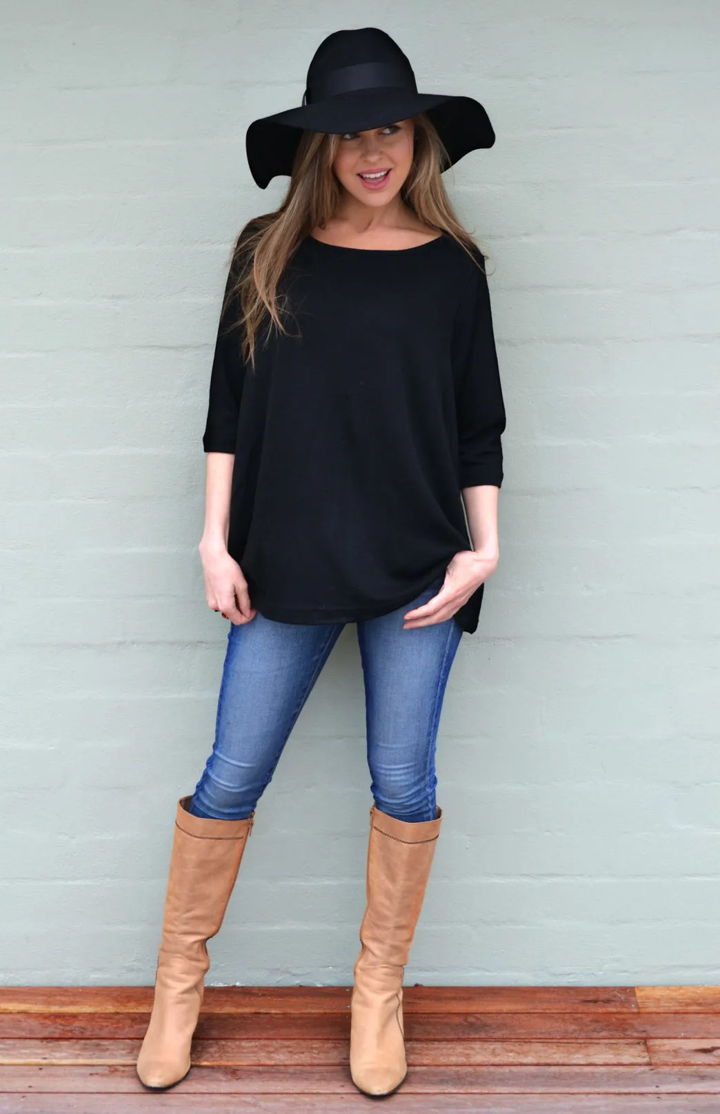Flutter (3/4 Sleeve) Top (discontinued colours)