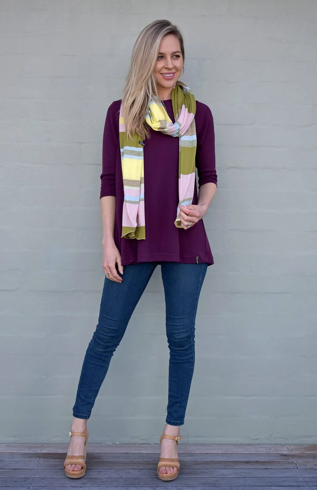 Flutter (3/4 Sleeve) Top (discontinued colours)