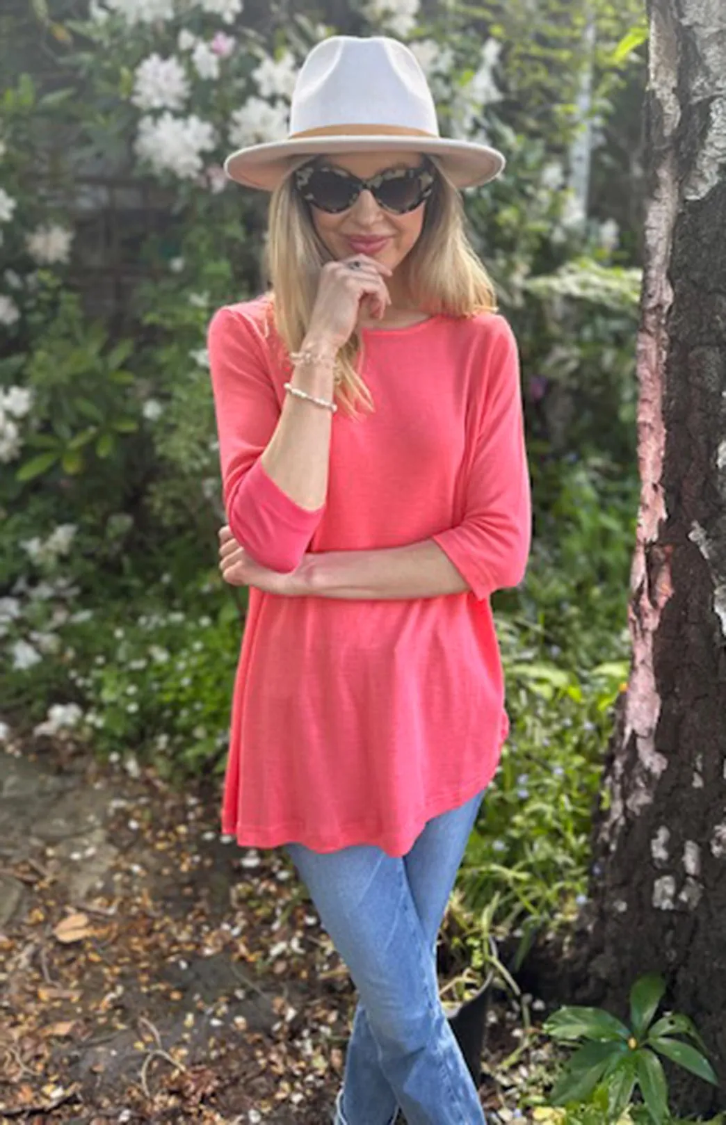 Flutter (3/4 Sleeve) Top (discontinued colours)