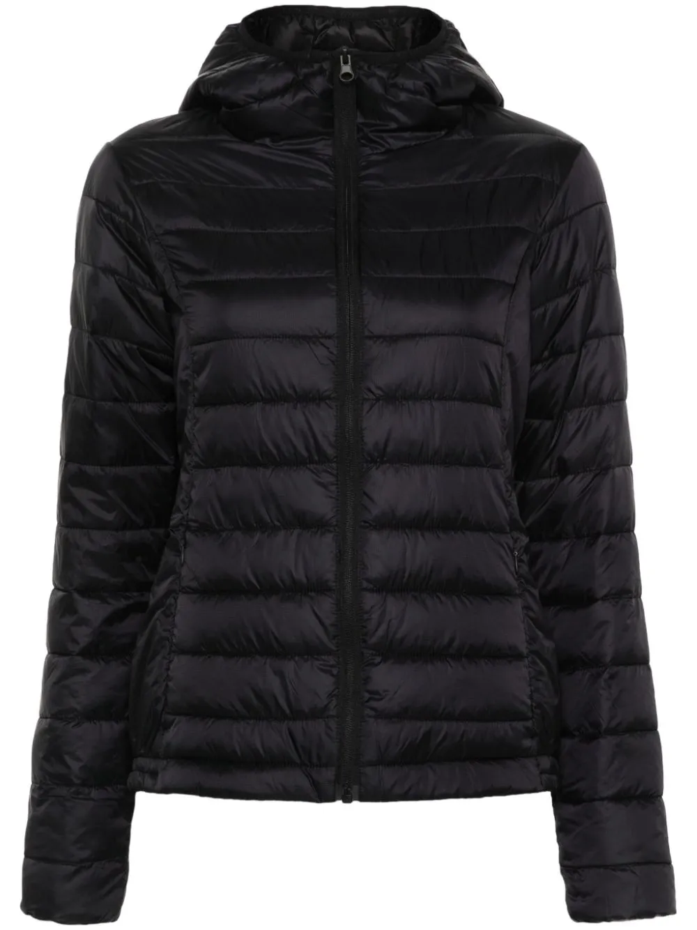 hooded insulated jacket