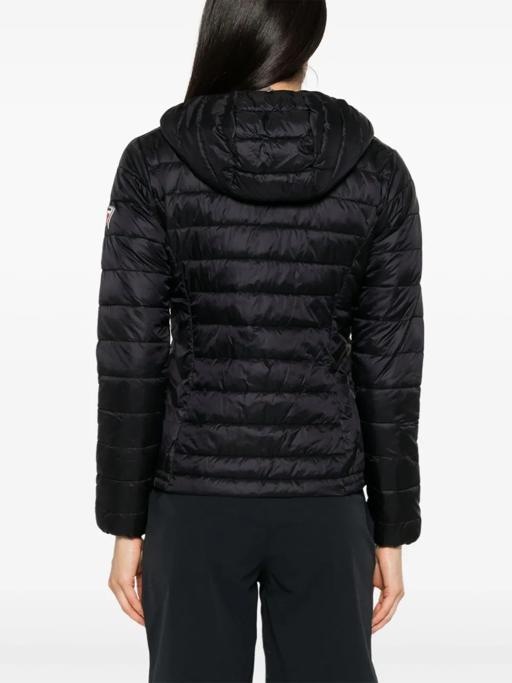 hooded insulated jacket