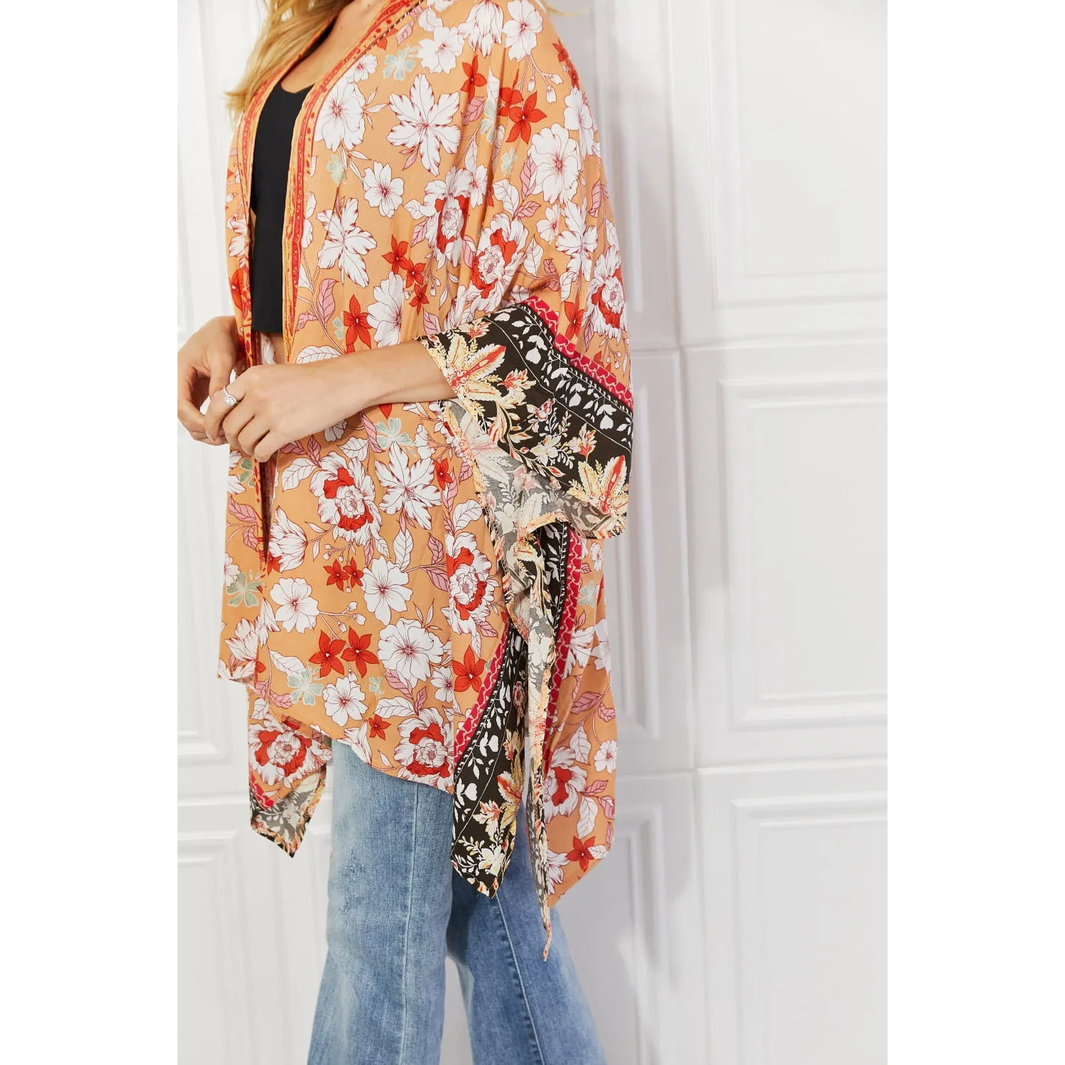 Justin Taylor Peachy Keen Cover-Up  Kimono