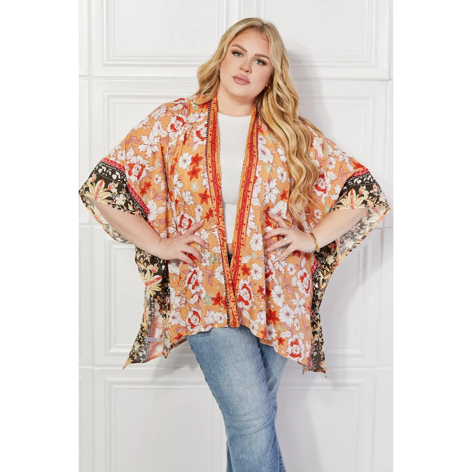 Justin Taylor Peachy Keen Cover-Up  Kimono