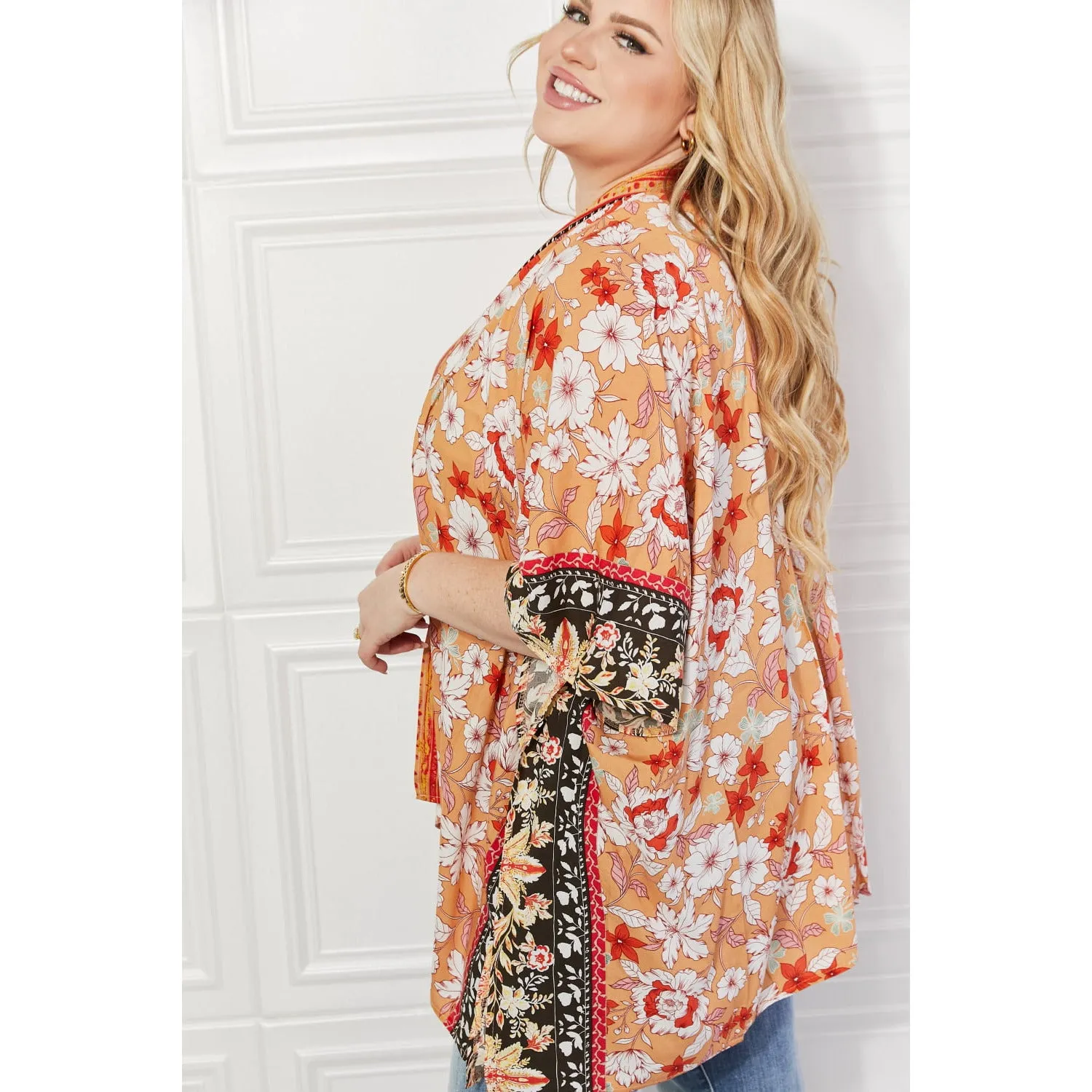 Justin Taylor Peachy Keen Cover-Up  Kimono