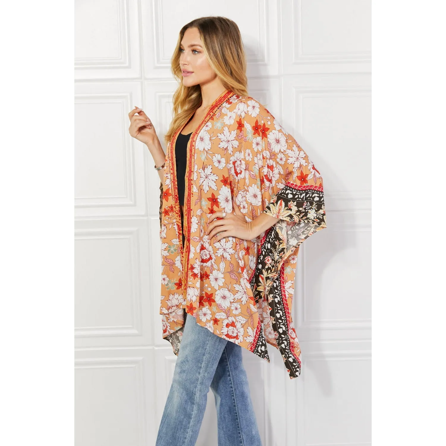 Justin Taylor Peachy Keen Cover-Up  Kimono