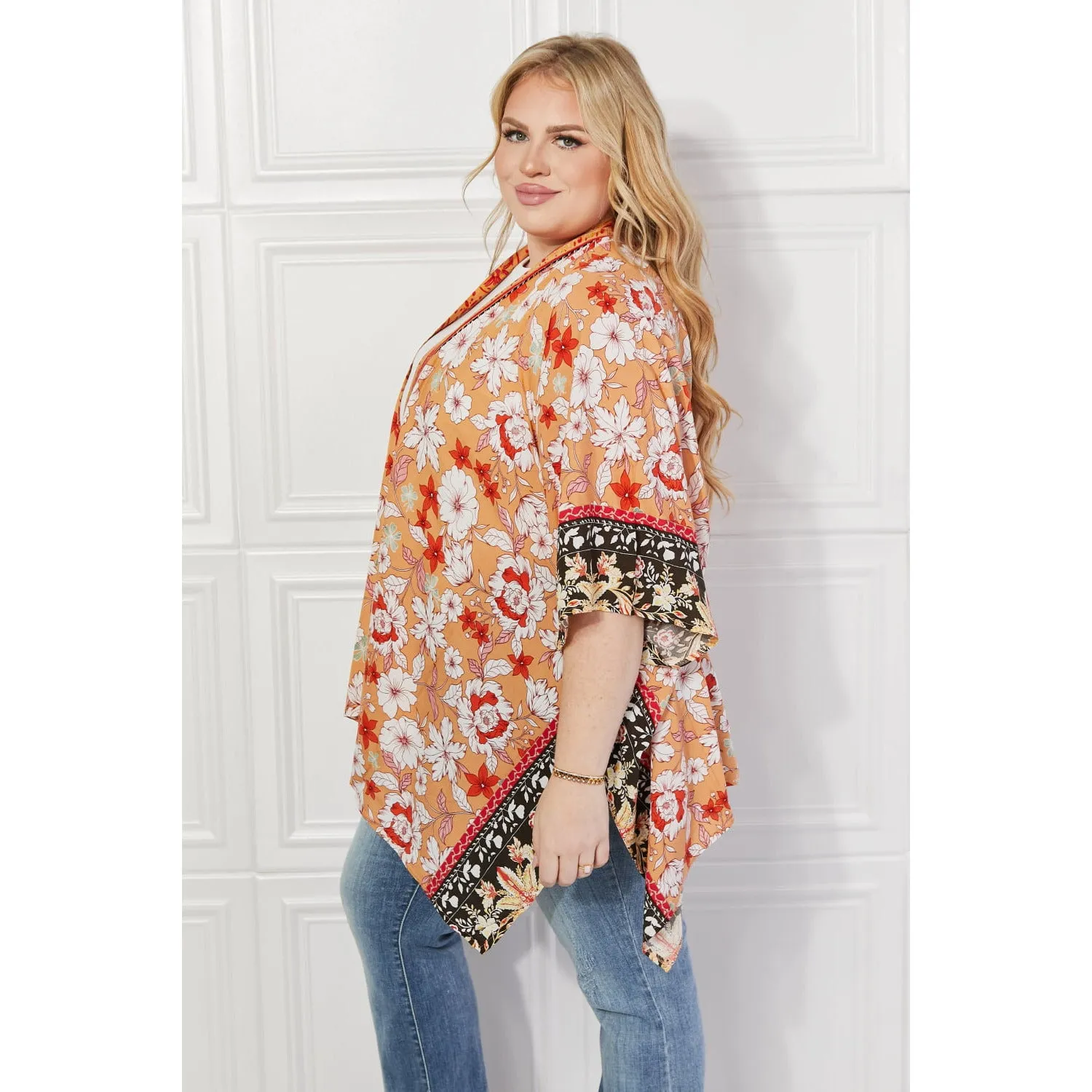 Justin Taylor Peachy Keen Cover-Up  Kimono