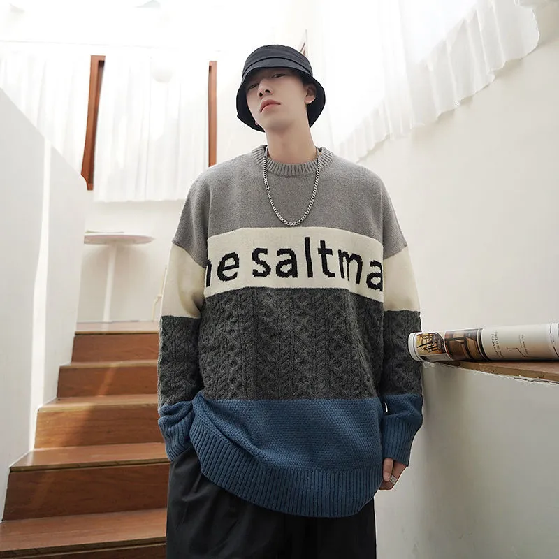 [Korean Style] Crocheted Wool Pullover Sweater