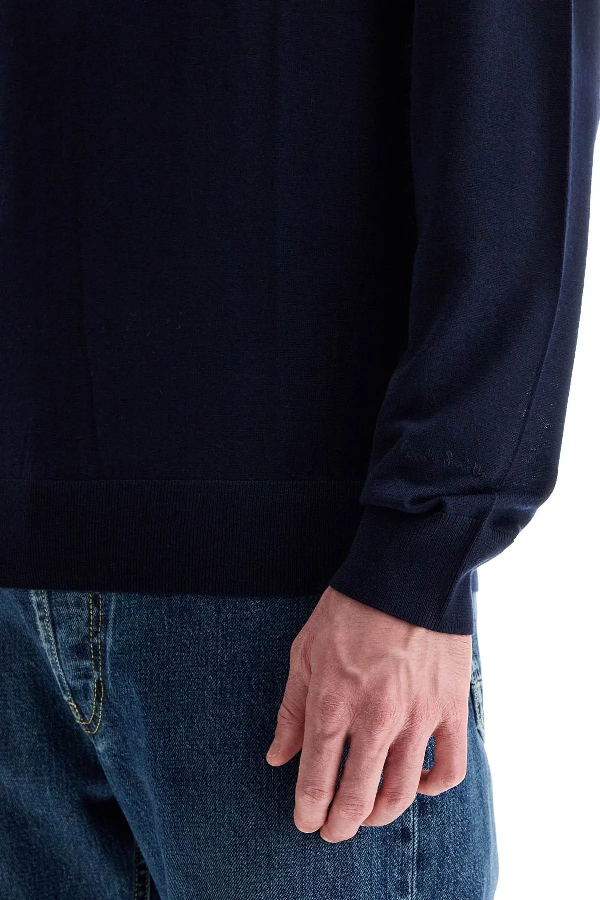 lightweight merino wool jersey shirt M1R 562X M02093 VERY DARK NAVY
