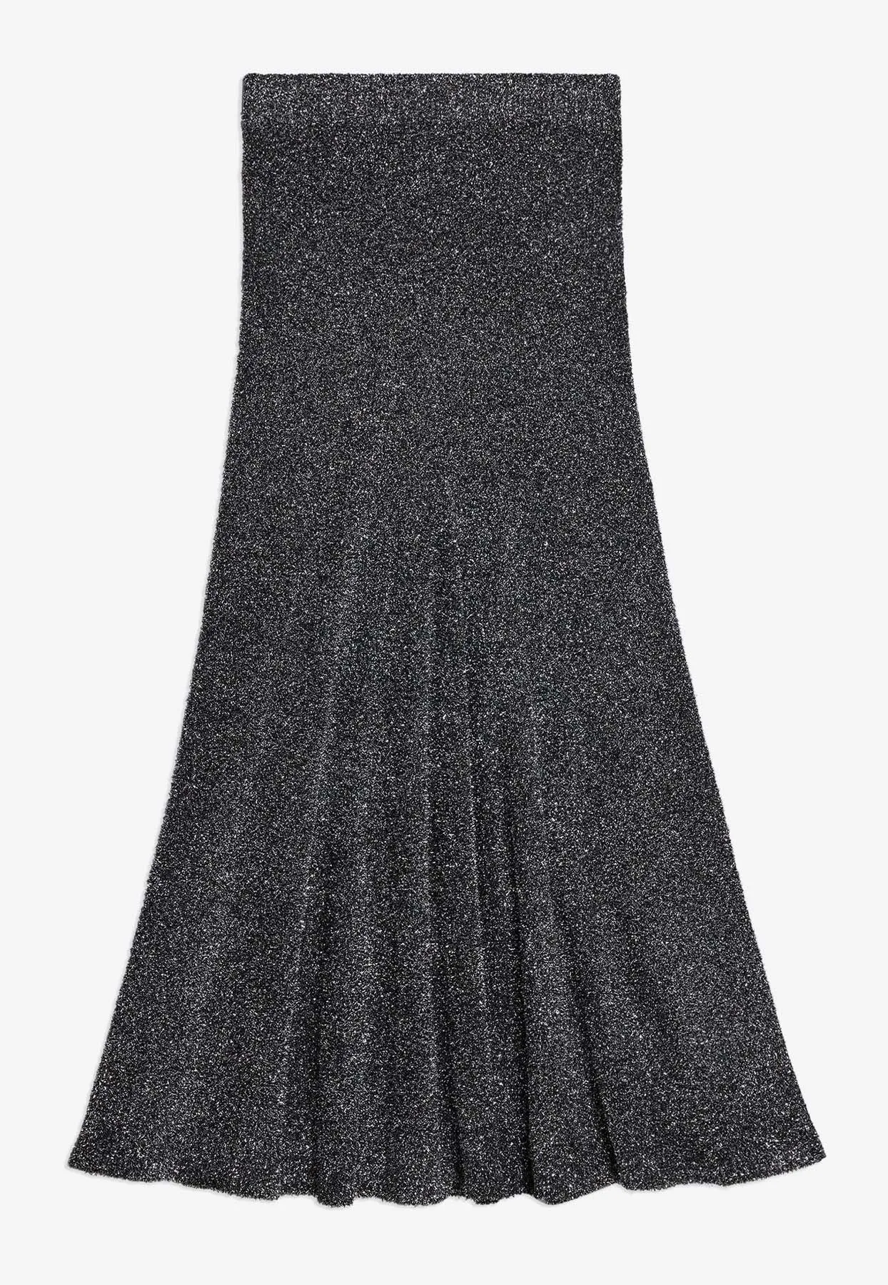 Lurex Knit Maxi Skirt