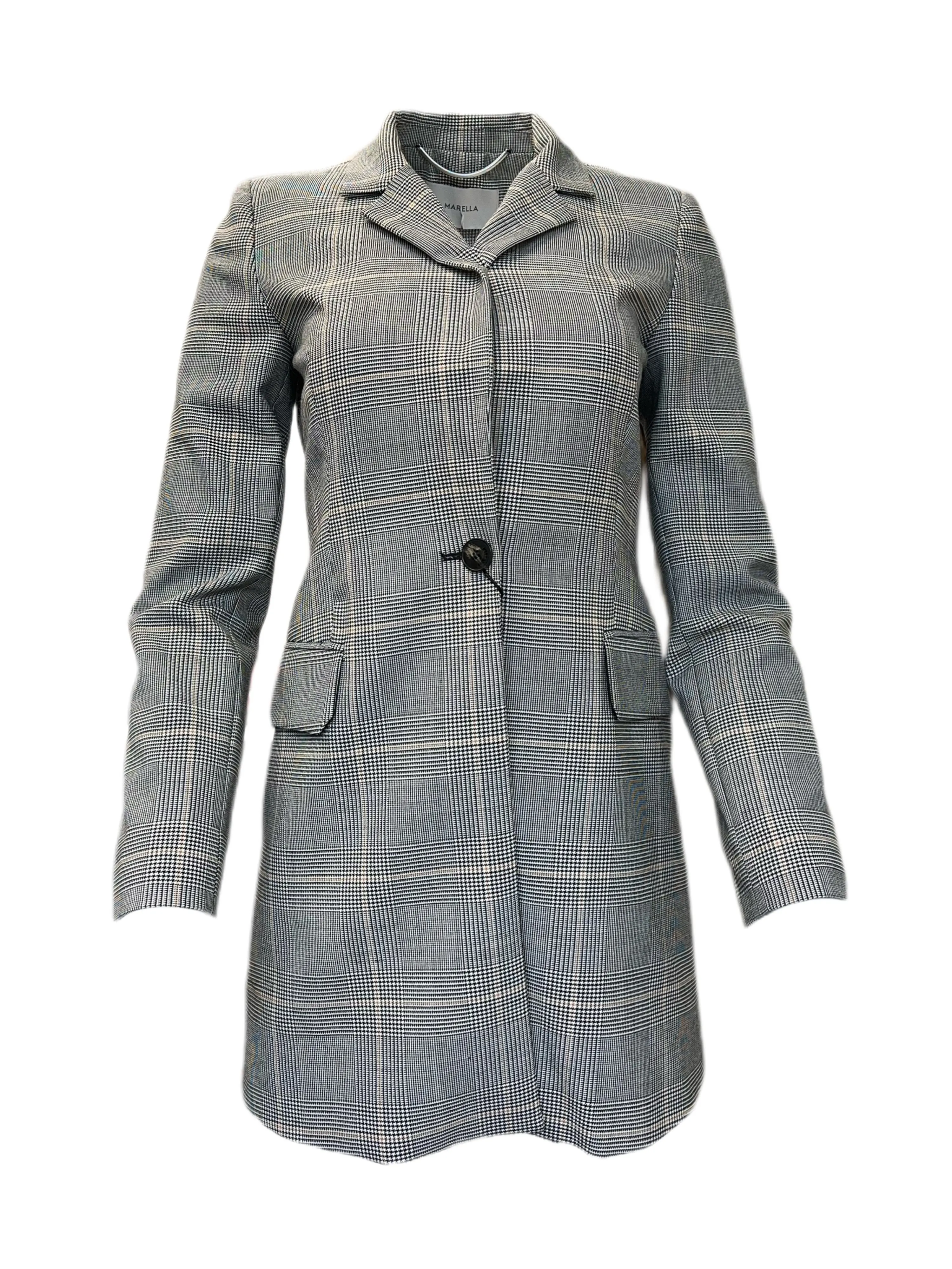 Marella By Max Mara Women's Gey Ghetta Blazer Size 2 NWT