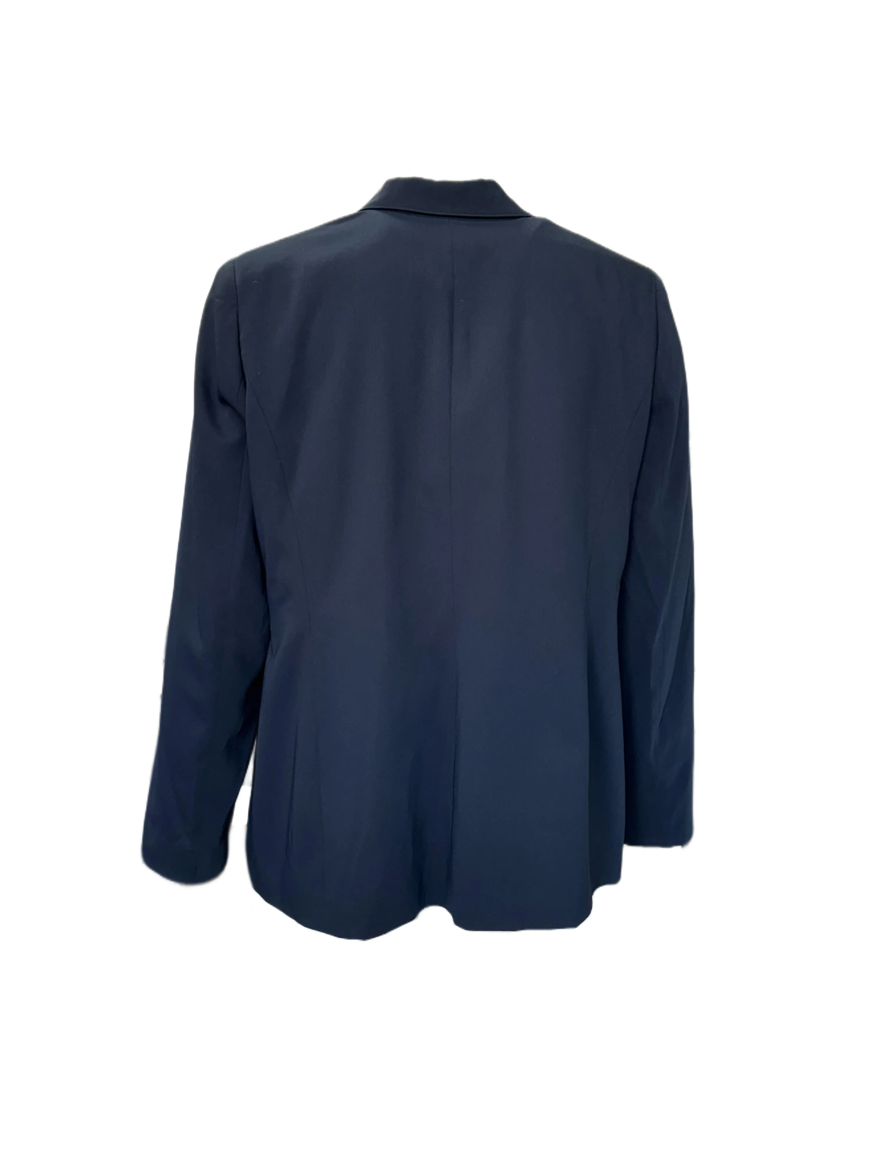 Marina Rinaldi Women's Navy Camogli Button Down Blazer NWT