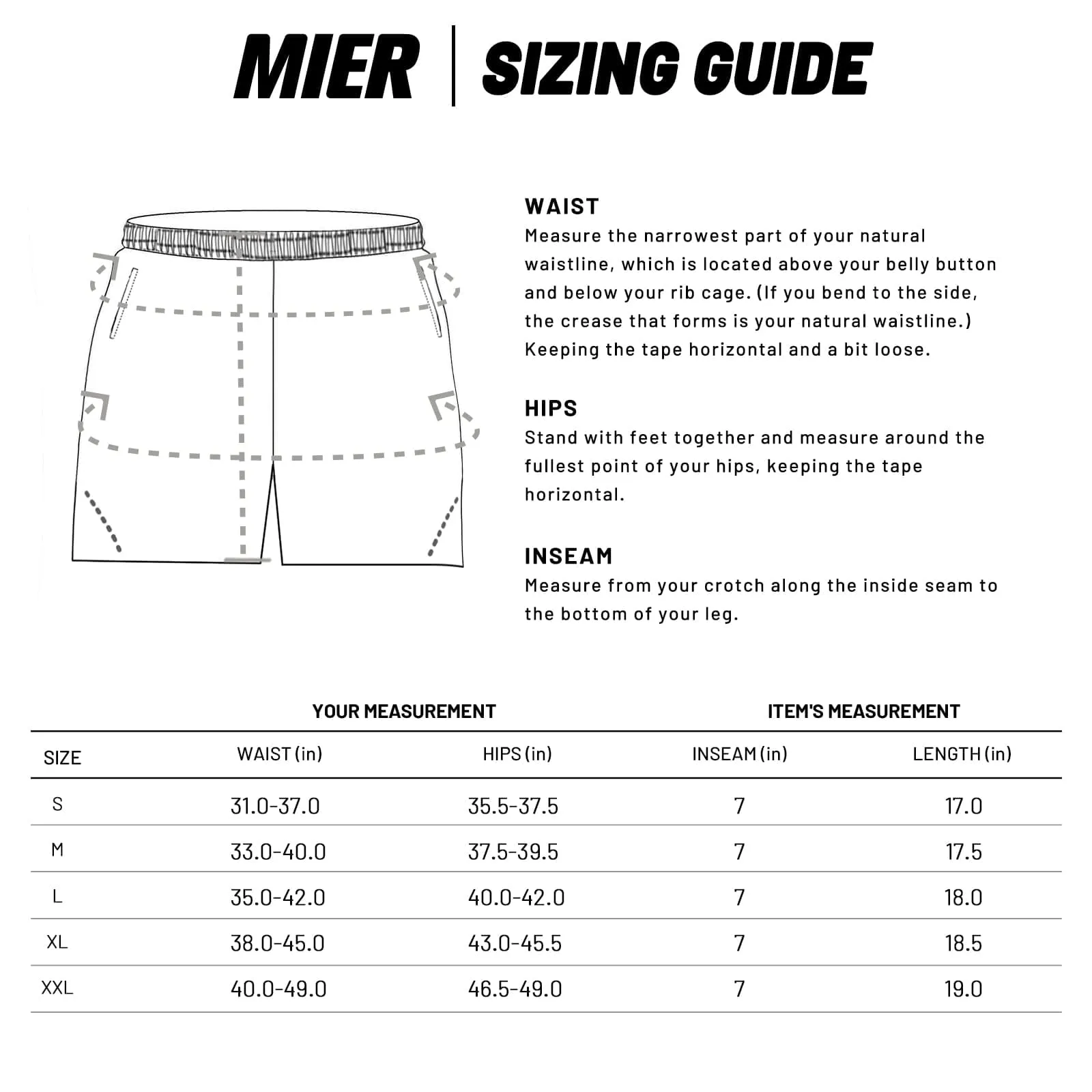 Men's 7 Inch Running Shorts Quick Dry with Zipper Pockets