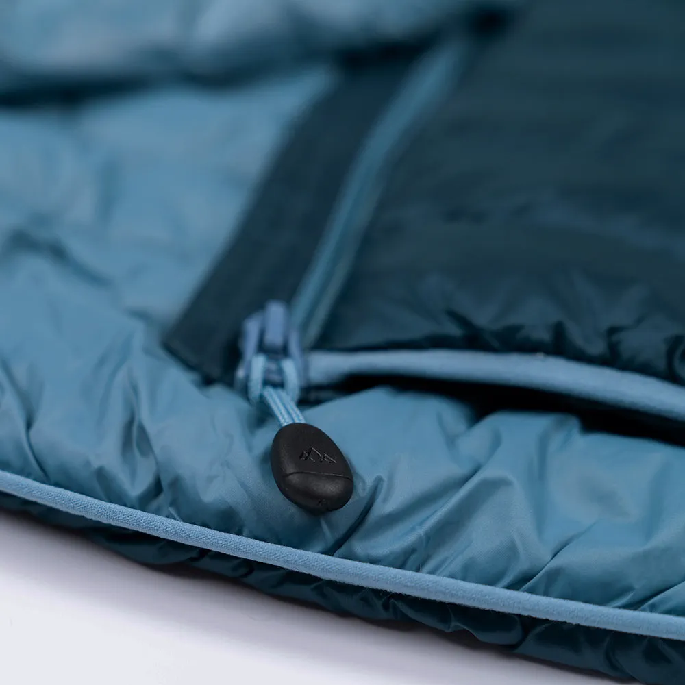 Mens Aktiv Down Hoodless Jacket (Petrol/Arctic Blue)