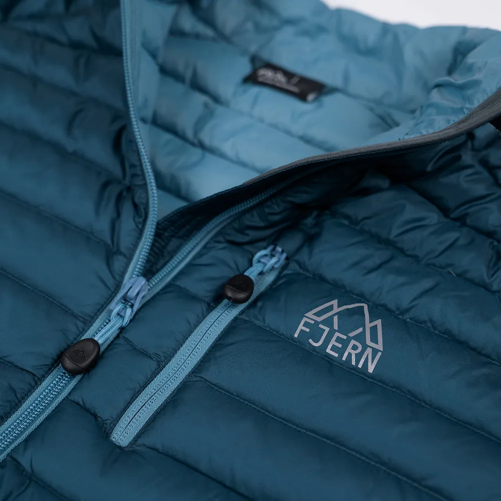 Mens Aktiv Down Hoodless Jacket (Petrol/Arctic Blue)