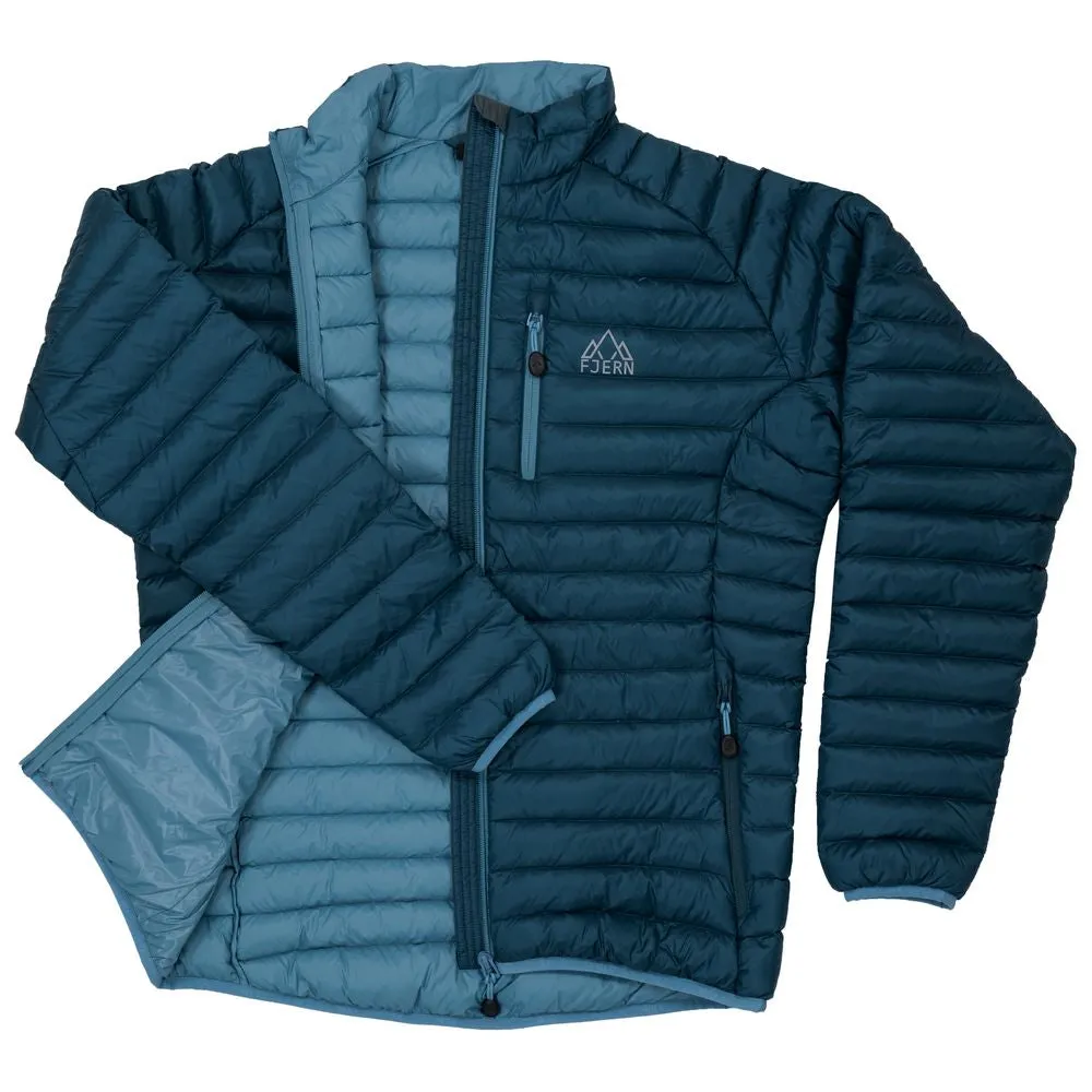 Mens Aktiv Down Hoodless Jacket (Petrol/Arctic Blue)