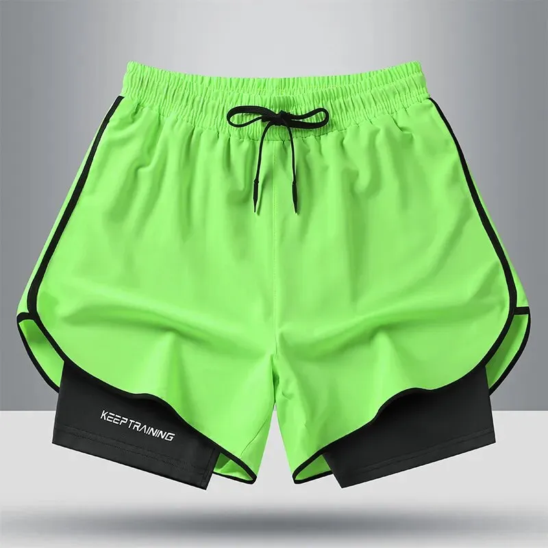 Men's Black Outdoor Running Shorts